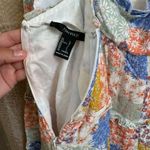 Forever 21  Floral Boho Patchwork Fairy Cottagecore Mini Dress Large Photo 4