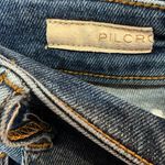 Anthropologie Pilcro High Rise Distressed Raw Hem Cigarette Jeans Photo 3