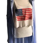 Brandy Melville American Flag Tank Top Photo 0