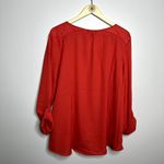 Silver Jeans Co Orange Peasant Blouse Photo 4