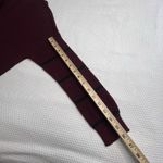 American Eagle Sweater Women's Medium Burgundy Jegging Fit Knit Mock Neck Casual Photo 6