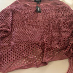 EXPRESS Pink  crochet knit sweater #sweaterweather #sweater #fall Photo 1