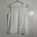 Viola Borghi , white, linen, sleeveless, Italian made top. S Photo 3
