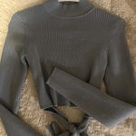 ZARA Light Blue Backless sweater Photo 0