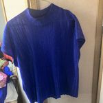 TanJay Royal Blue Textured Top xl Photo 0