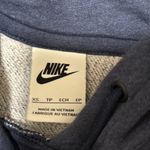 Nike  Cropped Hoodie sweater woman size XS blue color with black emblem Photo 2