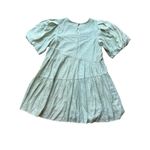 Moon River  Mini Bubble Sleeve Dress. Size M sage green Photo 3