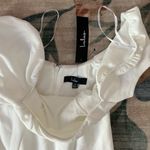 Lulus LULU’S Magnificent Impression White Square Neck Short Sleeve Maxi Dress Photo 6