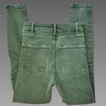 ZARA  gray/army green skinny jeans sz 24 Photo 1