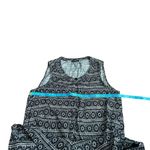 Loft  black & white linen blend romper Photo 1