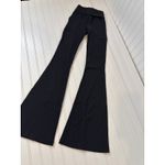 Aerie NWT OFFLINE By Ribbed Pocket Foldover Flare Leggings Black Sports Size XS Photo 2
