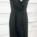 FAVLUX NWT Black Off Shoulder Cocktail Dress Size Small Photo 2