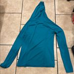 Free People Movement  Teal Long Sleeve Quarter Zip Hoodie Photo 4