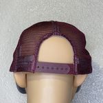 Kenny K. NWOT Gray and Wine Foxy Trucker Hat Mesh Photo 3