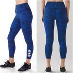 Lululemon  x SoulCycle High Times Pant leggings in Life Lines Cerulean Size 12 Photo 15