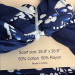 Sunday State | Blue Floral Scarf Photo 3
