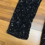 EXPRESS Edition  Womens Medium Dress Sequin Party Cocktail Long‎ Sleeve V-Neck Photo 2