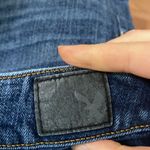 American Eagle  Super Stretch denim midi cuffed shorts with distressed hem size 4 Photo 5