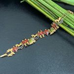 Vintage AVON Nutcracker Train Christmas Theme Slider Bracelet Photo 0