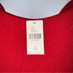 Anthropologie  Sundays in Brooklyn XS‎ Red Dress Scalloped Fit N Flare Cocktail Photo 6