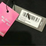 Pretty Little Thing NWT  Black Long Sleeve Zip Mock Neck Scuba Swimsuit Size 10 Photo 3