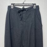 Naturals D&Co. Linen Blend Beach Vacation Relaxed Coastal Womens Pants Size XL Black Photo 2