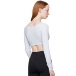 Outdoor Voices NWT  Blue Sculpt Long Sleeve Top Photo 3