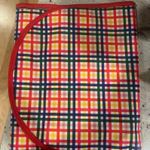 ban.do Women's Red Plaid Getaway Hanging Travel Toiletries Organizer Photo 0