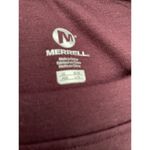 Merrell  Women’s Long Sleeve‎ Pull Over Casual Dress Burgundy M Minimal Photo 3