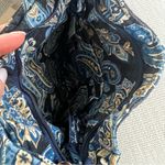 Vera Bradley Deep Night Paisley Blue Beige Crossbody Bag Purse Photo 4