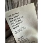 Anthropologie Daily Practice  Dress Light Gray Tiered Cotton Gauze Midi Sz Large Photo 7