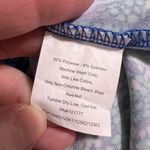 Tranquility Womens Athletic Skort Lined Skirt Blue Floral Print Stretch Medium Photo 5