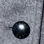 Michael Kors Black/Charcoal Double-Breasted Wool Peacoat size 8 Medium Photo 4