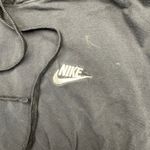 Nike  Women Sweatshirt Hoodie Pullover Black Long Sleeve Size M Photo 2