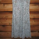 Mac Duggal  93932 Blue Flutter Sleeve Sequin High Neck Gown Dress Photo 12