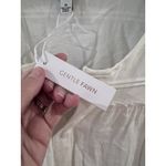 Gentle Fawn White Cottagecore Pleated Mini Dress XL Boho Minimalist Coastal Photo 4