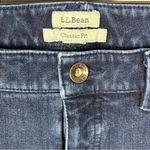 L.L.Bean  Classic Fit Dark Wash High Rise Jeans, Size 32 Photo 2