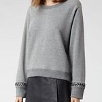 All Saint Sweatshirt with Chain on Sleeves Photo 0