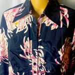 Soft Surroundings  Romantic Oriental Floral Tunic with Split
Size M Photo 3