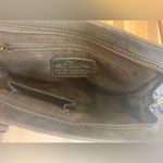 Relic Vintage Leather and Fabric Frame Pocket Satchel Bag Purse Handbag Studded Photo 6