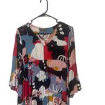 Michael Shannon Shannon Passero Women's Size‎ XS Multicolored Abstract Tunic Top Photo 1