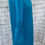 a.n.a  Shift dress w/bell sleeves blue size small Photo 5