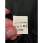 DKNY Coat Womens Medium Black Jacquard Wool Blend Long Button Up Lined Elegant Photo 9