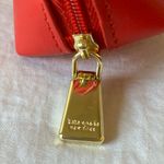 Kate Spade : Red Heart-Print Brushtone Pencil holder/Makeup holder- Gold Tone Photo 2