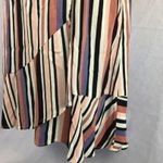 Band of Gypsies Pink Striped Side Wrap Short Sleeve Dress S NEW Photo 5