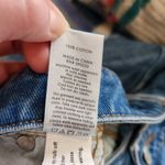 PacSun Y2K Vintage Patchwork Denim Mini Skirt Blue Cotton Raw Hem Size 25 Photo 10