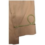 Vtg 1980s Bicci Peach Orange Double Breasted Square Button Embroidered Blazer 8 Photo 2