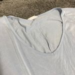 Jennaration Women Shirt Top Blouse Size 2XL Light Blue Shade Color Short Sleeve Photo 7