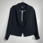 Talbots  Single Button Blazer Plus Size 20W Petite 20WP Black NEW Career Work Photo 0