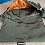 Dion Lee Utility Shoulder Bag Olive Green Twill Cargo Pockets Nylon Strap Photo 5